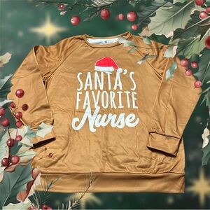 Santa's Favorite Nurse Sweatshirt